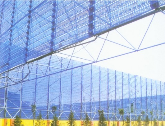 红河环保扫风墙网架工程